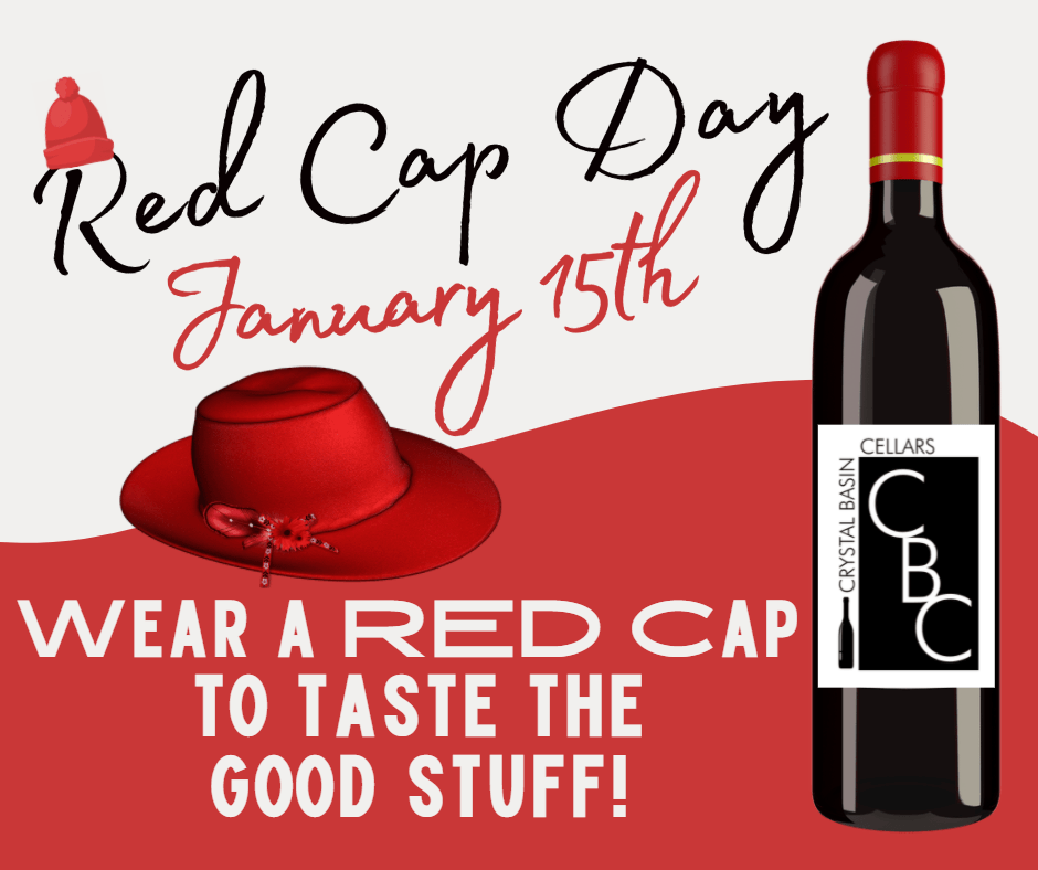 Red Cap Day | Crystal Basin Cellars Event El Dorado County Winery