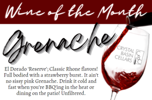 Wine of the Month Grenache