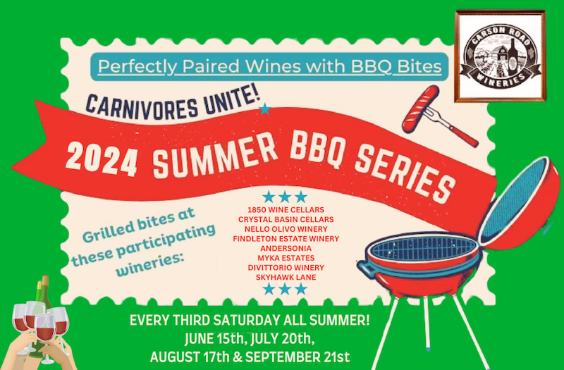 Summer BBQ Series | Winery in Camino | Sierra Foothill Wineries