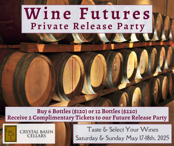 Wine Tasting Apple Hill | Futures Release Party in Camino | Crystal Basin Cellars