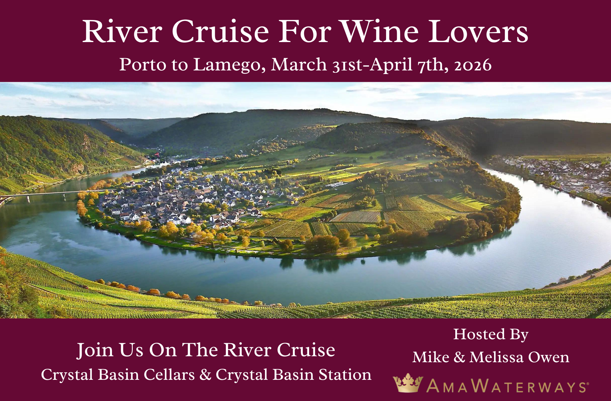 Wine Tasting in Apple Hill | River Cruise for Wine Lovers 2026