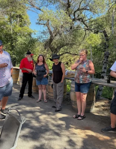 Lush Gardens at Crystal Basin Cellars | Wine Tasting Placerville CA