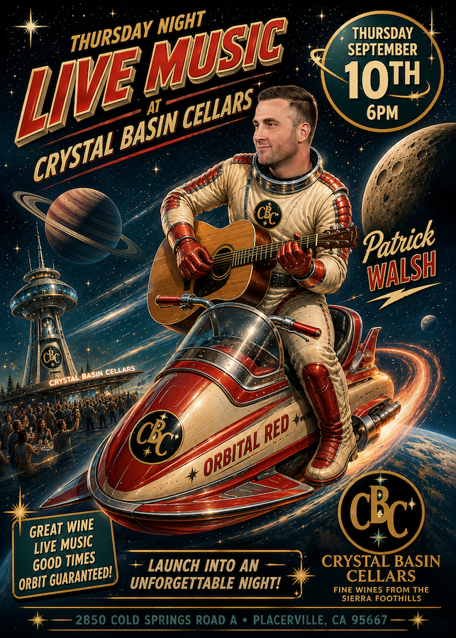 Patrick Walsh | Live Music and Wine Tasting in Placerville